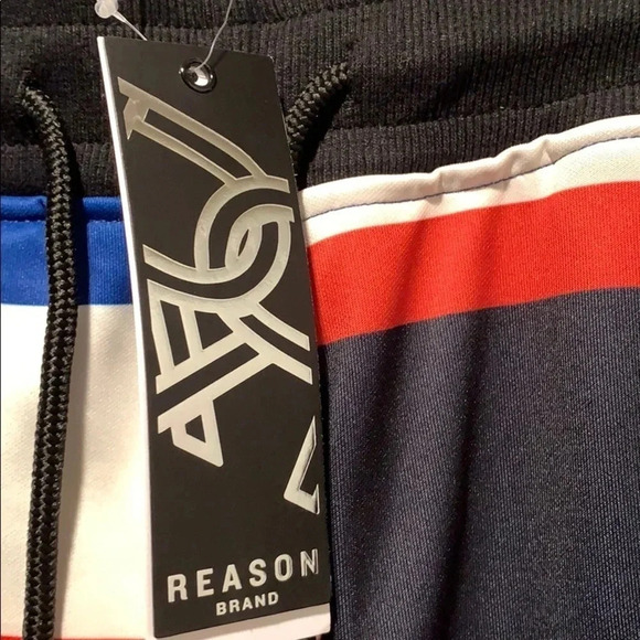 Reason Jogger Pant Men’s Size Large Red White Blue NWT - Picture 12 of 13